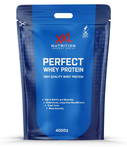 Perfect Whey Protein 4kg (available at Mangusa) Banana XXL Nutrition Curacao