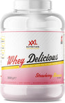 Whey Delicious Protein Strawberry/Banana (available at Mangusa) XXL Nutrition Curacao
